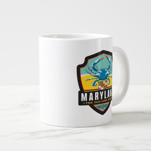 State Pride | Maryland Grote Koffiekop (Voorkant rechts)