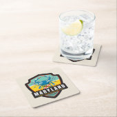 State Pride | Maryland Kartonnen Onderzetters (Insitu)