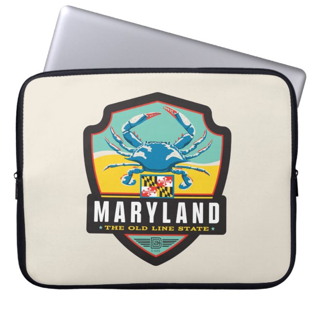 State Pride | Maryland Laptop Sleeve (Voorkant)