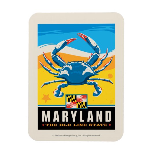 State Pride | Maryland Magneet (Verticaal)