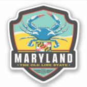 State Pride | Maryland Sticker (Voorkant)