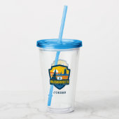 State Pride | Massachusetten Acryl Drinkbeker (Achterkant)