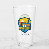 State Pride | Massachusetten Glas (Achterkant)