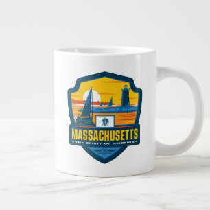 State Pride Massachusetten Grote Koffiekop