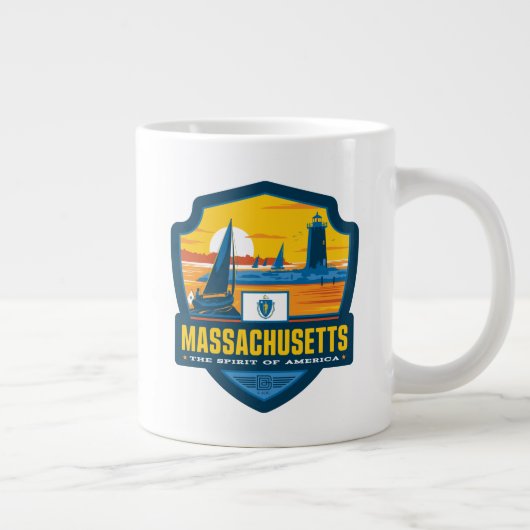 State Pride | Massachusetten Grote Koffiekop (Rechts)