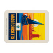 State Pride | Massachusetten Magneet (Horizontaal)