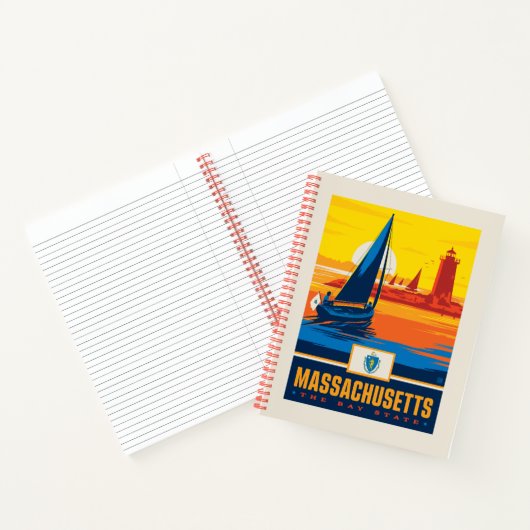 State Pride | Massachusetten Notitieboek (Binnen)