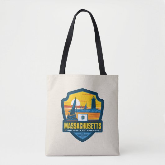 State Pride | Massachusetten Tote Bag (Voorkant)