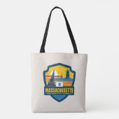 State Pride | Massachusetten Tote Bag (Achterkant)