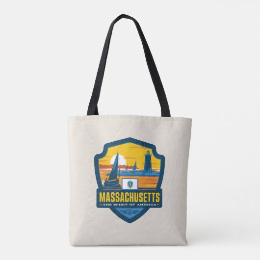 State Pride | Massachusetten Tote Bag (Achterkant)
