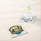 State Pride | Massachusetts Kartonnen Onderzetters (Insitu)