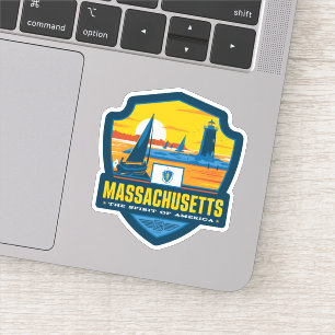 State Pride   Massachusetts Sticker