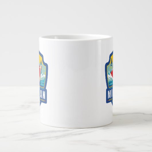 State Pride | Michigan Grote Koffiekop (Voorkant)