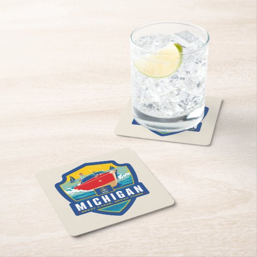 State Pride | Michigan Kartonnen Onderzetters (Insitu)