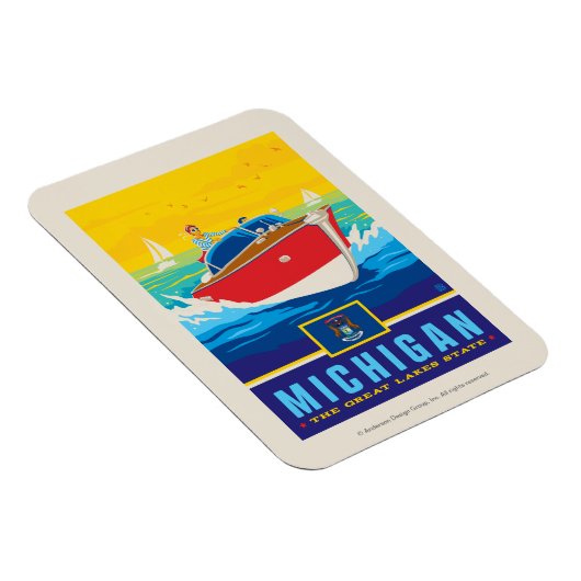 State Pride | Michigan Magneet (Rechterzijde)