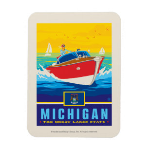 State Pride   Michigan Magneet