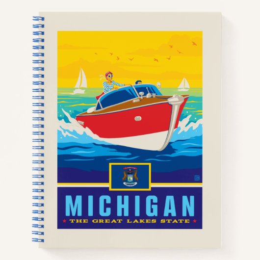 State Pride | Michigan Notitieboek (Voorkant)