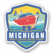 State Pride | Michigan Sticker (Voorkant)