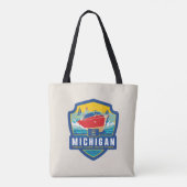 State Pride | Michigan Tote Bag (Achterkant)