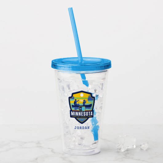 State Pride | Minnesota Acryl Drinkbeker (Voorkant ijs)