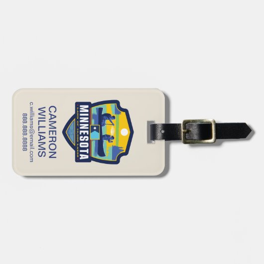 State Pride | Minnesota Bagagelabel (Voorkant horizontaal)