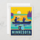 State Pride | Minnesota Briefkaart (Voorkant / Achterkant)