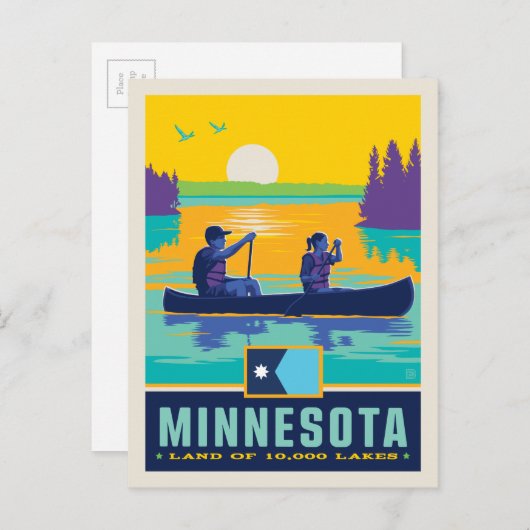 State Pride | Minnesota Briefkaart (Voorkant / Achterkant)