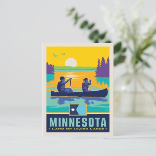 State Pride | Minnesota Briefkaart (Staand voorkant)