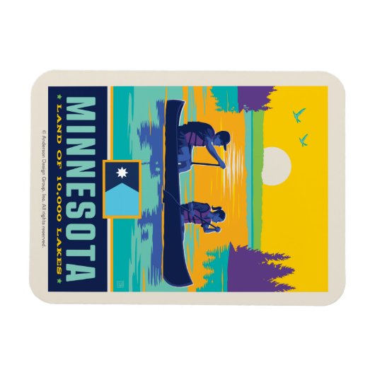State Pride | Minnesota Magneet (Horizontaal)