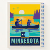 State Pride | Minnesota Notitieboek (Achterkant)