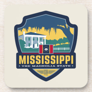 State Pride   Mississippi Bier Onderzetter