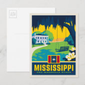 State Pride | Mississippi Briefkaart (Voorkant / Achterkant)