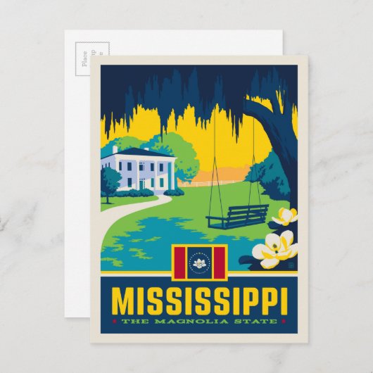 State Pride | Mississippi Briefkaart (Voorkant / Achterkant)