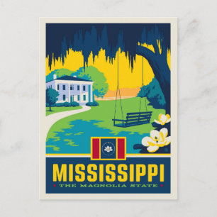 State Pride   Mississippi Briefkaart