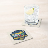 State Pride | Mississippi Kartonnen Onderzetters (Insitu)