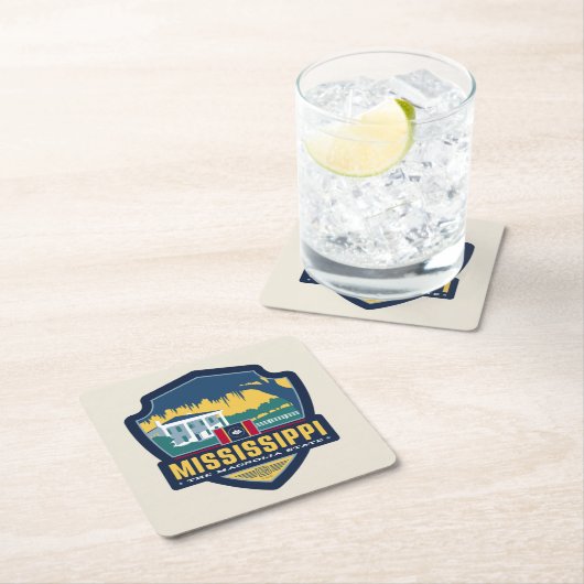 State Pride | Mississippi Kartonnen Onderzetters (Insitu)