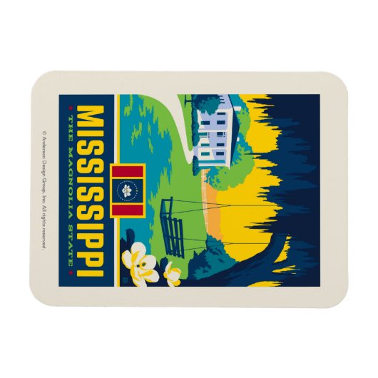 State Pride | Mississippi Magneet (Horizontaal)