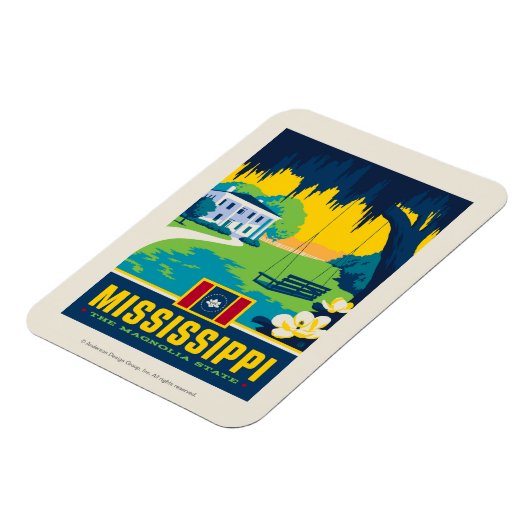 State Pride | Mississippi Magneet (Linkerzijde)