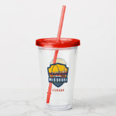 State Pride | Missouri Acryl Drinkbeker (Achterkant)