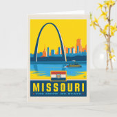 State Pride | Missouri Kaart (Gele Bloem)