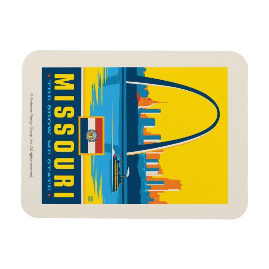 State Pride | Missouri Magneet (Horizontaal)