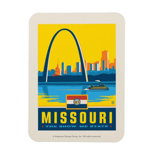 State Pride | Missouri Magneet (Verticaal)
