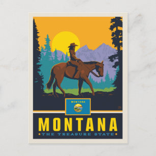 State Pride Montana Briefkaart