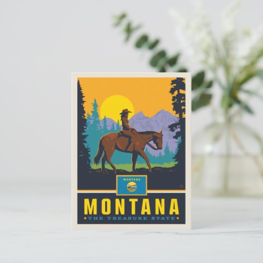 State Pride | Montana Briefkaart (Staand voorkant)