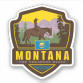 State Pride | Montana Sticker (Voorkant)