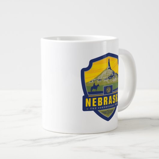 State Pride | Nebraska Grote Koffiekop (Voorkant rechts)
