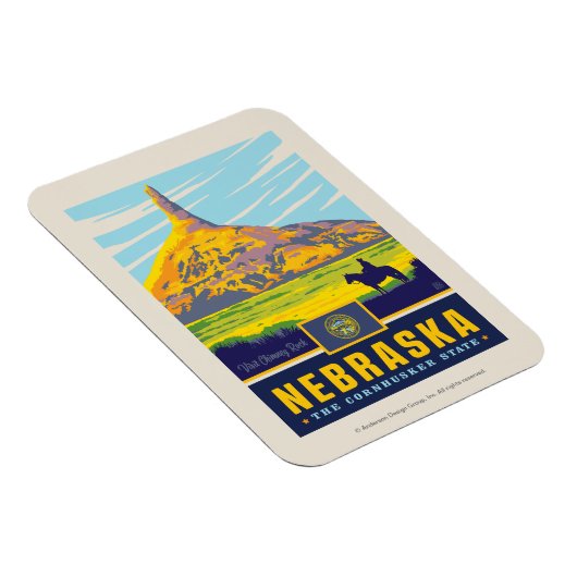 State Pride | Nebraska Magneet (Rechterzijde)