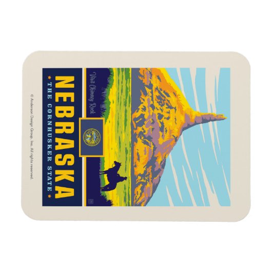 State Pride | Nebraska Magneet (Horizontaal)