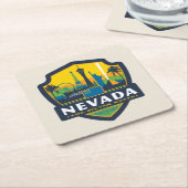 State Pride | Nevada Kartonnen Onderzetters (Schuin)