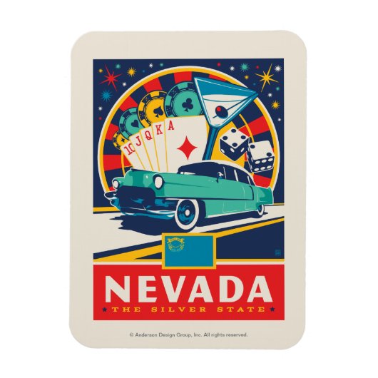 State Pride | Nevada Magneet (Verticaal)